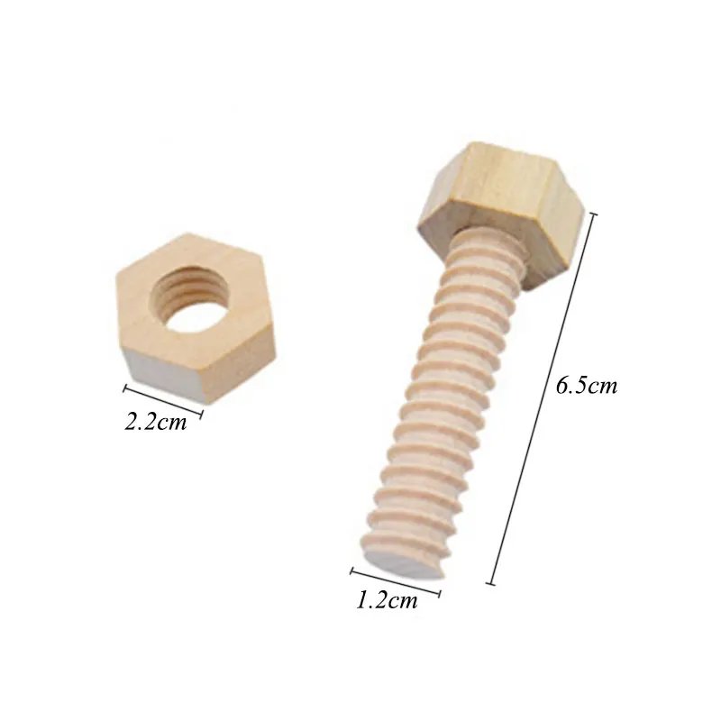 Early Education Educational Screw Nut Assembling Wooden Toy Solid Wood Screw Nut Hands-On Teaching Aid Educational Toy For Child 6 Early Education Educational Screw Nut Assembling Wooden Toy Solid Wood Screw Nut Hands-On Teaching Aid Educational Toy For Child 6