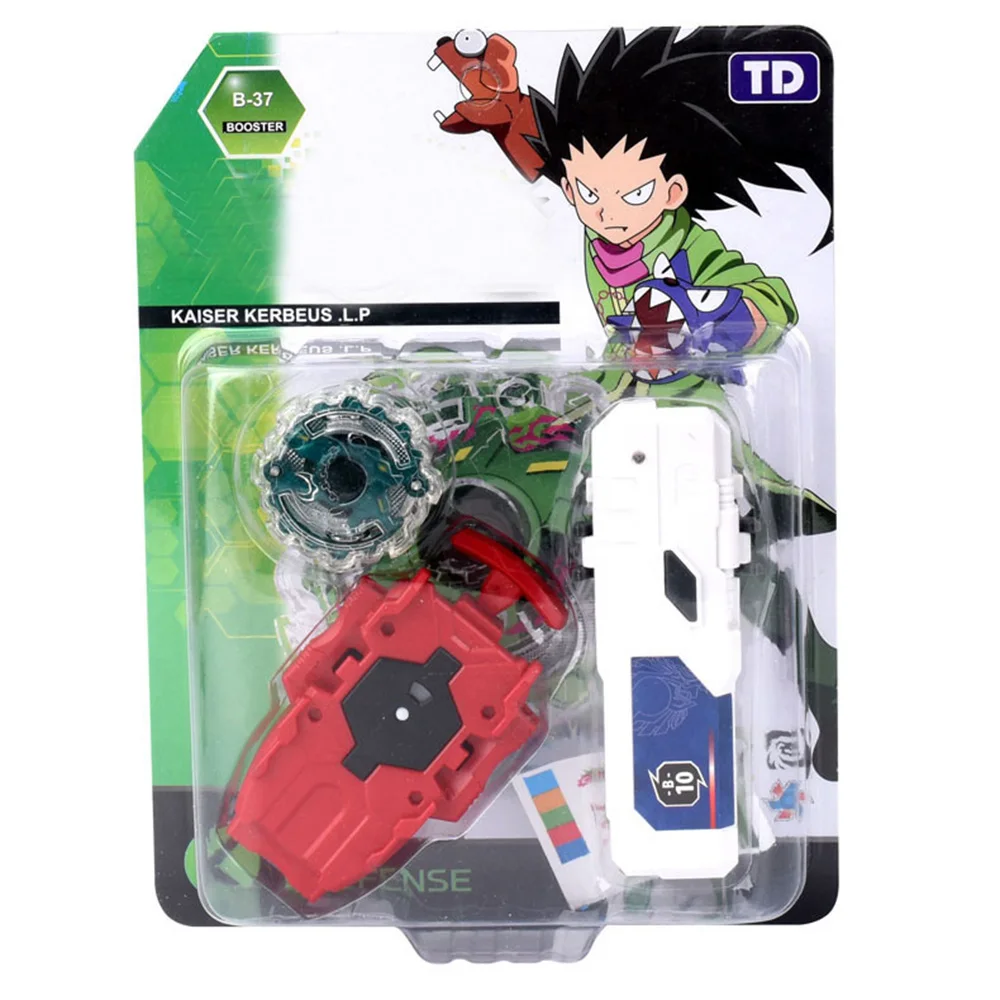Гироскоп с пусковой установкой игрушки для детей Bey Blade Burst с светодиодный руль гироскопа в коробке- 032547 - Цвет: TD1009A55B37