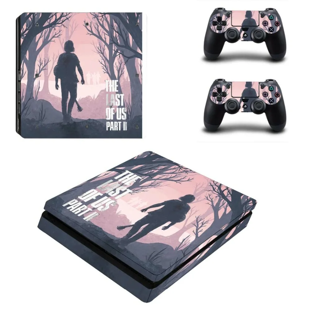 The Last of Us Part 2 PS4 Slim Skin Sticker For Sony PlayStation 4 Console and Controller For Dualshock 4 PS4 Slim Sticker Decal