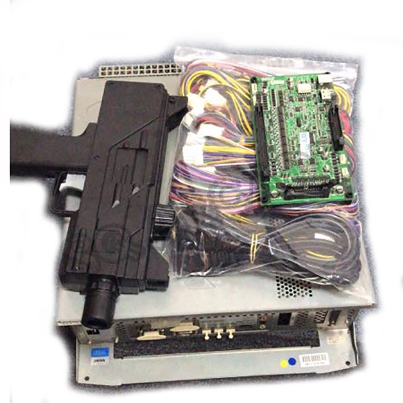 Dead 4 DIY kit Дом мертвых 4 материнская плата DIY комплект с пистолетами/материнская плата/вибрационная доска и т. Д. Монета управляемый симулятор пистолет стрельба аркадная игра - Цвет: Dead 4 DIY kit