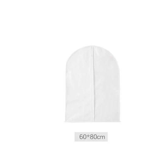 S 60X80CM Дорожный Прозрачный чехол для одежды для защиты от пыли, сумка для одежды, бытовой подвесной плащ, защитный шкаф, органайзер, аксессуары - Цвет: S 60X80CM