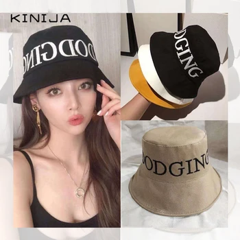 

Bucket Hat Women Summer Sunscreen Hip Hop Hat Men Sunbonnet fisherman hat Outdoor Casual Embroidery Beach Cap sun protection cap
