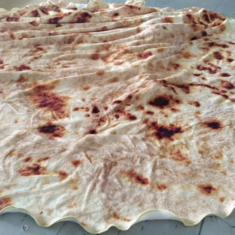 Microfine Burrit Blanket Explosion Double-Sided Flannel Corn Cake Blankets For Beds Air Conditioning Blanket Autumn And Winter