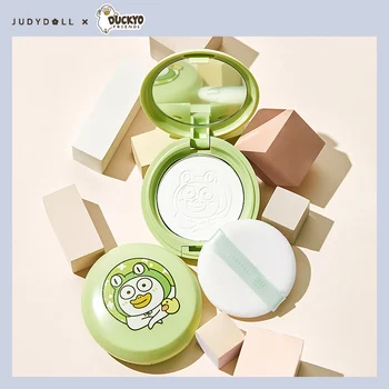 

Judydoll Face Pressed Powder Matte Oil Control Silky Lightweight Long Lasting Brighten Foundation Finishing Setting Powder