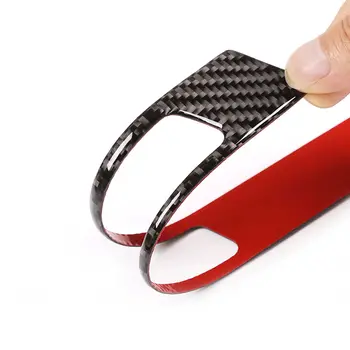 

Auto Interior Modification Accessories Carbon Fiber Water Cup Holder Panel Strip Trim For BMW series3 e90 e92 e93 2005-2012