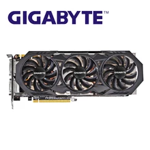 GIGABYTE GTX970 4G видеокарты оригинальная видеокарта GTX970 GPU для nVIDIA Geforce GTX970 карта VGA Hdmi Dvi карты PCI-E X16 б/у