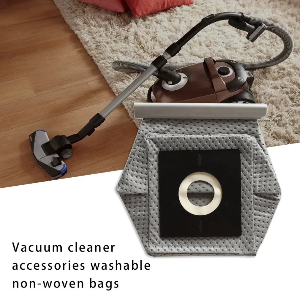 

00066 Washable Household Vacuum Cleaner Accessories Garbage Bag Non-woven Filter Bags Non-woven Dust Bag Garbage Bag