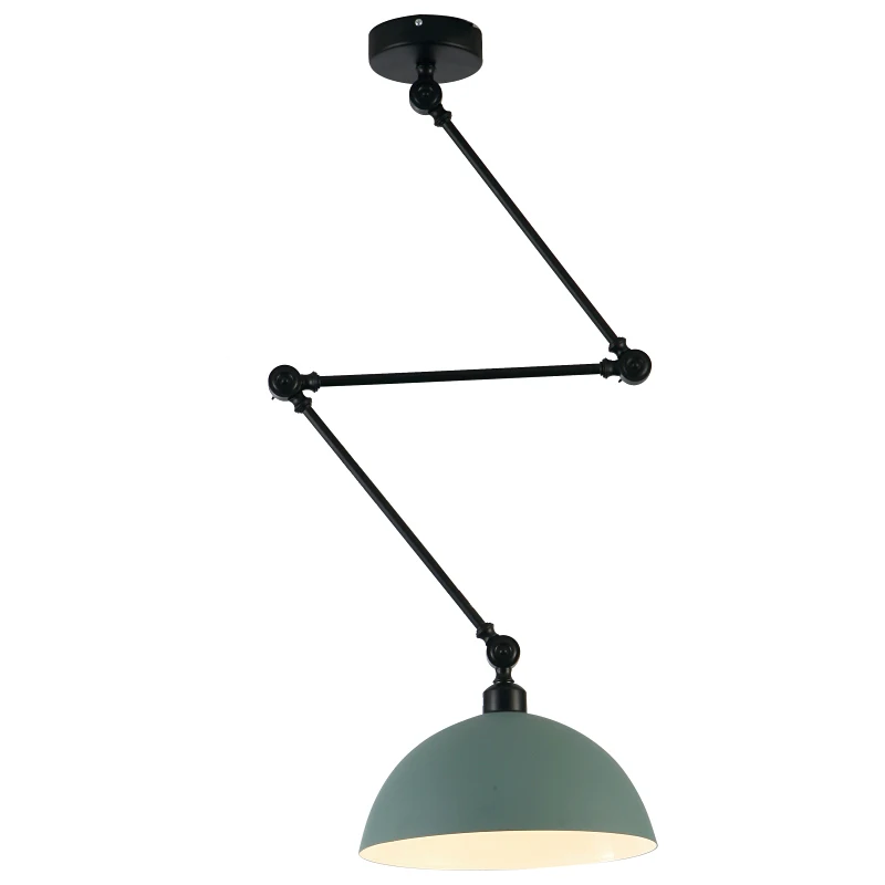  Nordic Design Adjustable Long Arm Pendant Light Aluminium Sconces LED Ceiling Hanging Lamp for Livi - 4000246618779