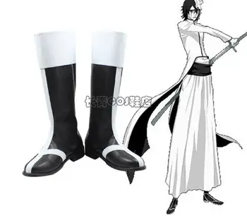 

Bleach Grimmjow Jeagerjaques Black Halloween Long Cosplay Shoes Boots