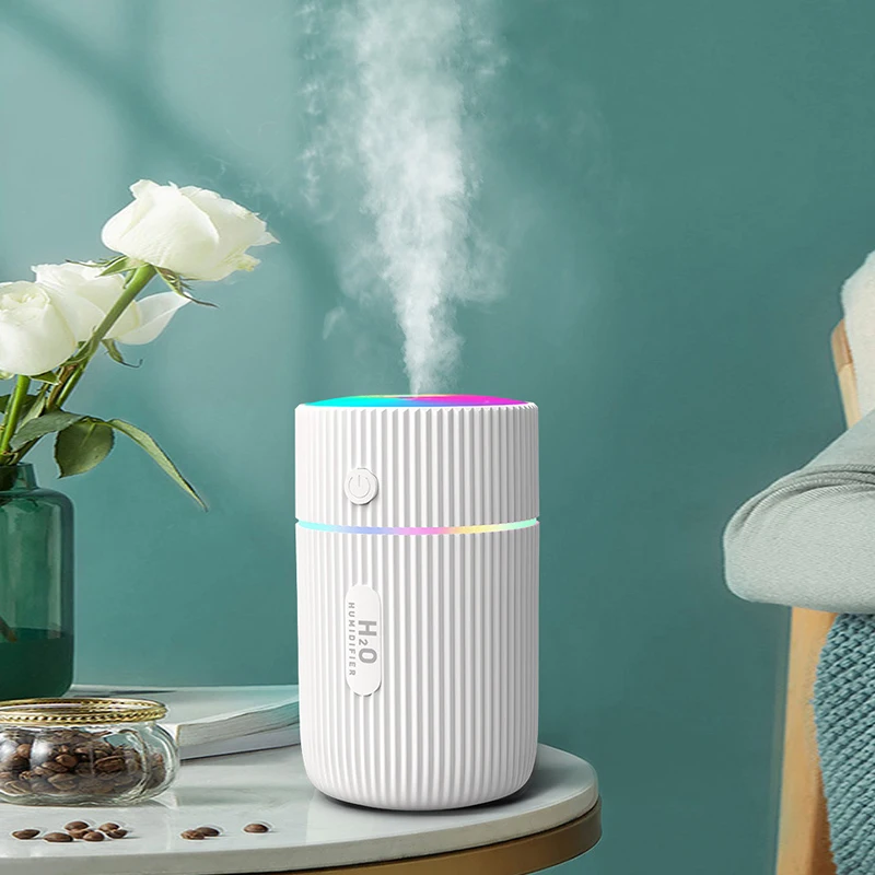 

Mini Air Humidfier Diffuser 200ML USB Electric Portable Humidifiers For Home Car Ultrasonic Air Diffuser With Colorful Light