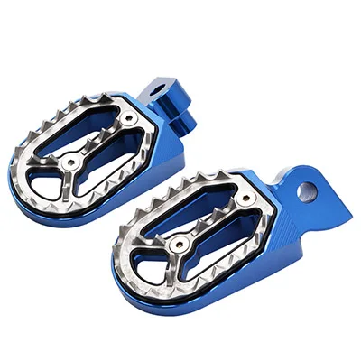 Синий Pit Dirt Bike motorcross CNC противоскользящая подставка для ног для Yamaha YZ85 125 250 YZ WR250F 1999- YZ450F 2004-216 - Цвет: Синий