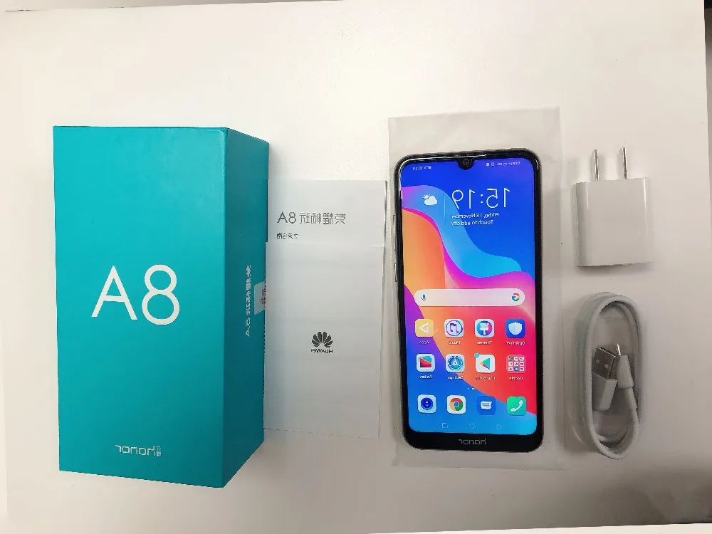 Смартфон HONOR 8A с глобальной ПЗУ 6,09 дюйма MT6765 Восьмиядерный Android 9,0 разблокировка лица 3020 мАч мобильный телефон