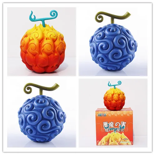 2pcs One Piece Devil Fruit Flame Flame Fruit Gum Gum Fruit Figure Collectibles Chsalon Japanese Anime