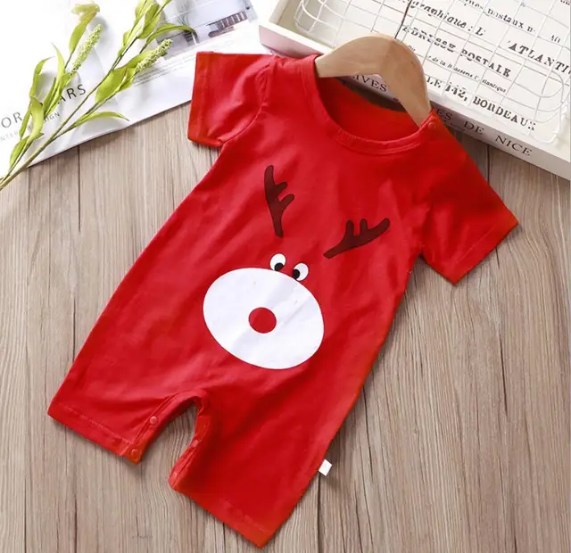 Summer Baby Rompers Boys Girls Jumpsuits Newborn Short sleeve Baby Climbing Clothes Baby Romper Infant Costumes Pajamas I