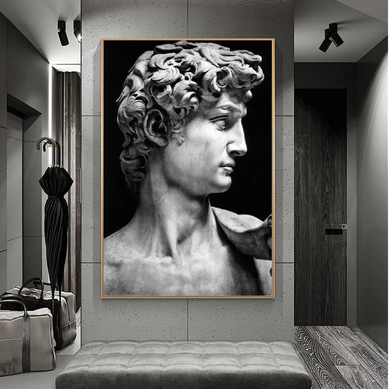 

Sculpture of David Canvas Paintings on the Wall Art Posters And Prints Nordic Art Wall Decorative Canvas Picture For Living Room