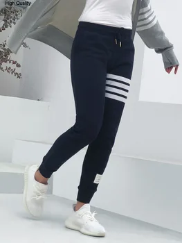 

2020 brand women's fashion sweatpants four striped casual sport pants women cotton Jogging pants lady trousers