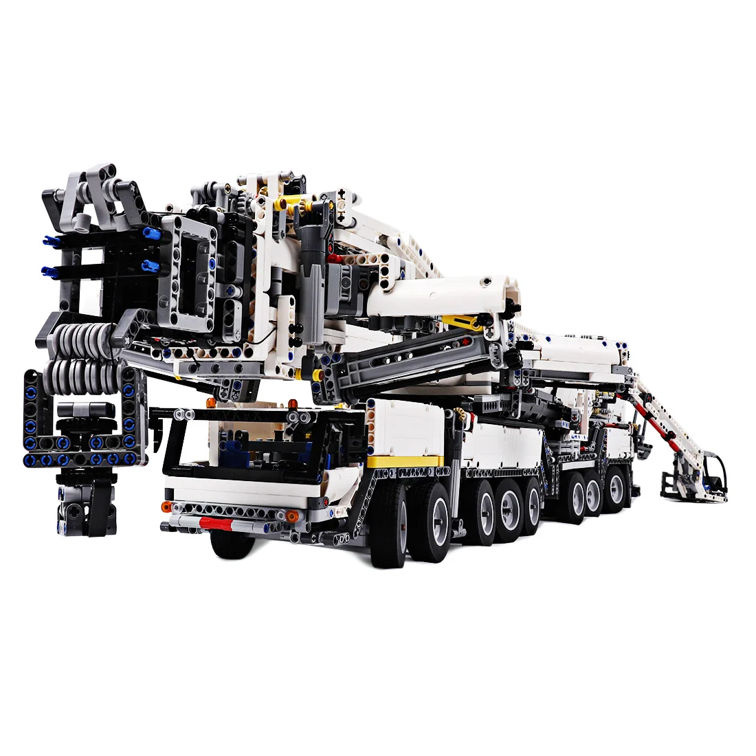 7692 шт., MOC, высокий уровень, маленький комплект частей для сборки частиц, строительный блок, модель крана, набор, строительные и строительные игрушки, блоки для укладки