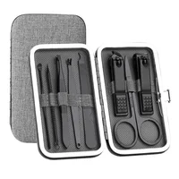 Stainless Steel Nail Scissors Set Household Men And Women Special Nail Clippers Manicure Beauty Tools 8 Piece Portable Household 2