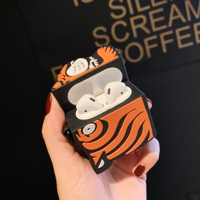 Q UNCLE Tiger шаблон чехол s беспроводной Bluetooth наушники чехол для Apple AirPods 2 силиконовые наушники чехол s защитная коробка Fundas