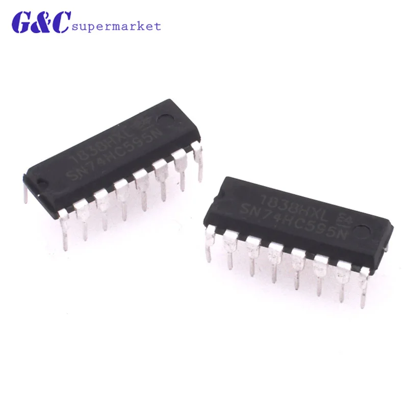 10 шт. SN74HC595N SN74HC595 74HC595N 74HC595 DIP 16 счетчик переключения передач тройной 8 битный новая
