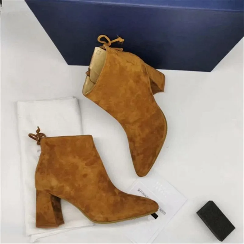 Женские ботинки; scarpe donna chaussures femme; женские ботинки с пряжкой; женская обувь на высоком каблуке с острым носком; Botas Mujer; на шнуровке