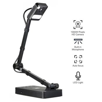 

Online Teaching Course Conference Scanner USB Document Camera Scanner 10 Mega-pixels HD Camera Auto Focus Built-in Microphone