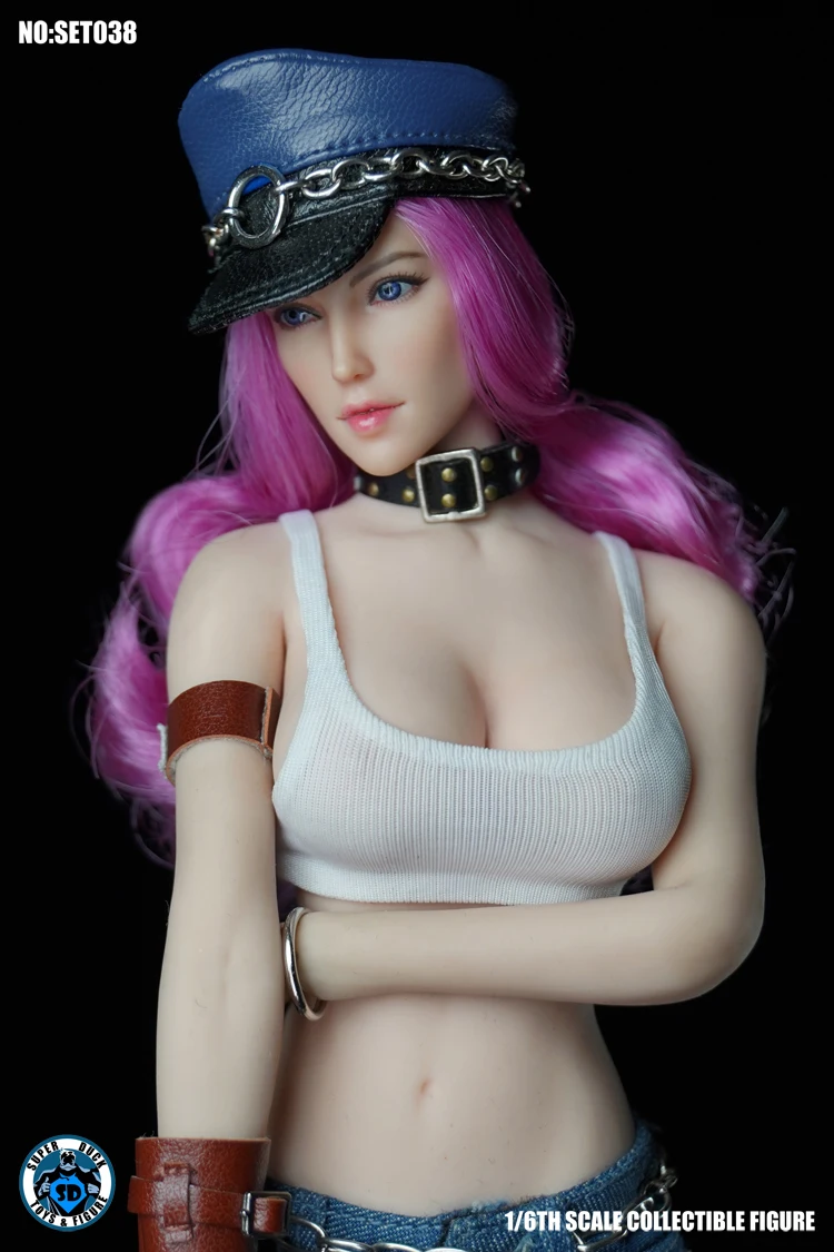 Супер утка 1/6 SET038 Косплей Final Fight Street Fightting Girl фигурка коллекция