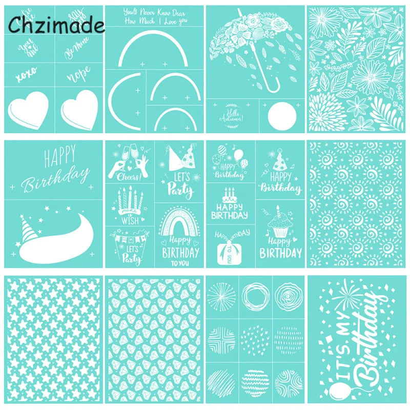 Трафарет для шелкографии Chzimade самоклеящийся 8 5x11 дюймов одежды сумок ручной