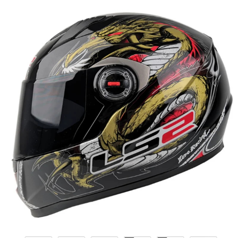 LS2 FF358 Полнолицевой мотоциклетный шлем rcycle moto rbike Racing Casco moto шлем capacetes ls2 capacete de moto cicleta - Цвет: 47