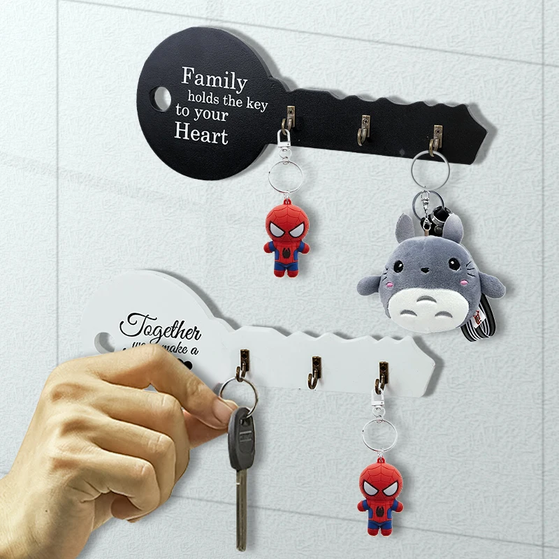 10Pcs Strong Adhesive Hooks Heart-shaped Wall Hook Scarf Hat Keyring Hanger 