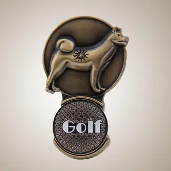 

China Chinese Zodiac Dog Outdoor Magnetic Golf Ball Marker Hat Clip Clamp