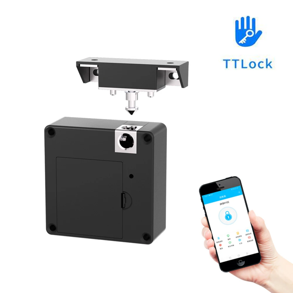 TTLock APP Phone Remote Control Keyless Invisible Hidden Cabinet Drawer ...