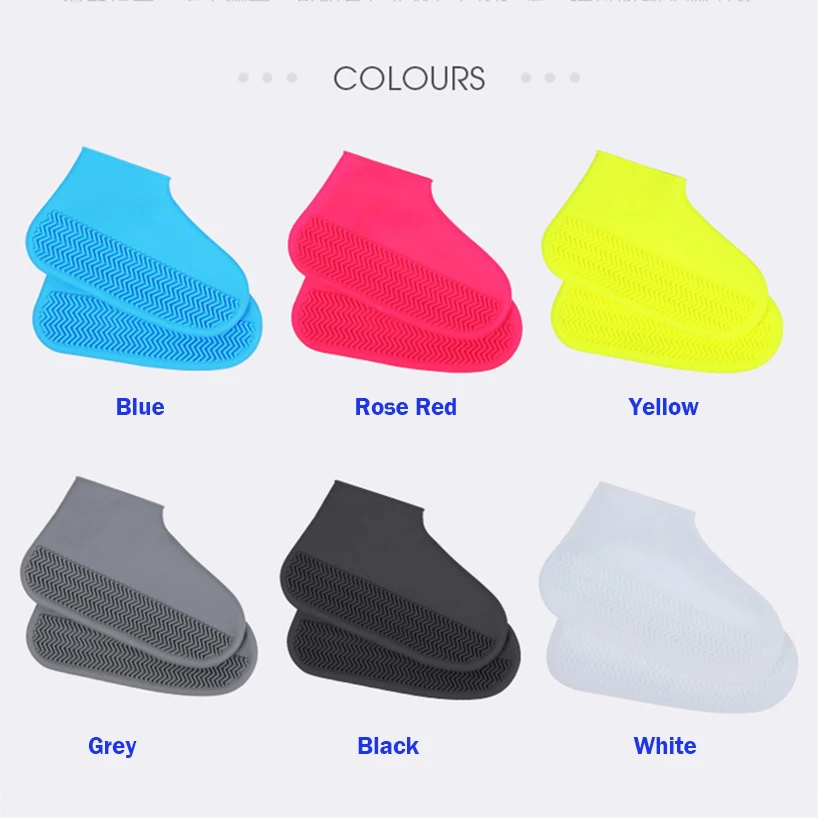 Lot De 10 Couvre-chaussures Imperméables Transparents - Enfants - Protection Pluie - Antidérapant - 10