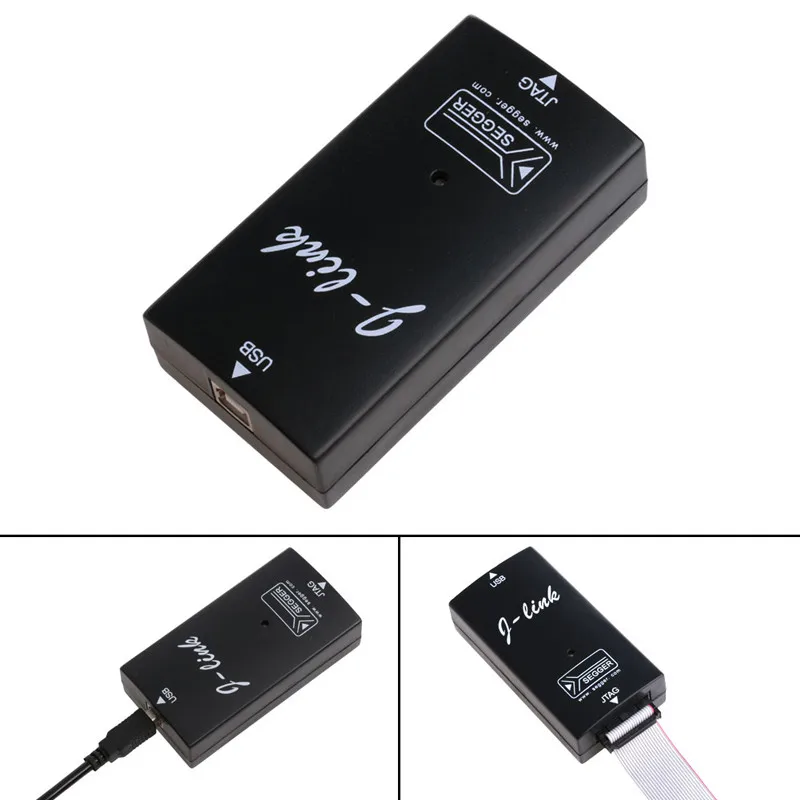 Черный пластик ADS IAR STM32 JTAG интерфейс JLINK V8 отладчик ARM ARM7 эмулятор Cortex-M4/M0 Au13 19 Droship