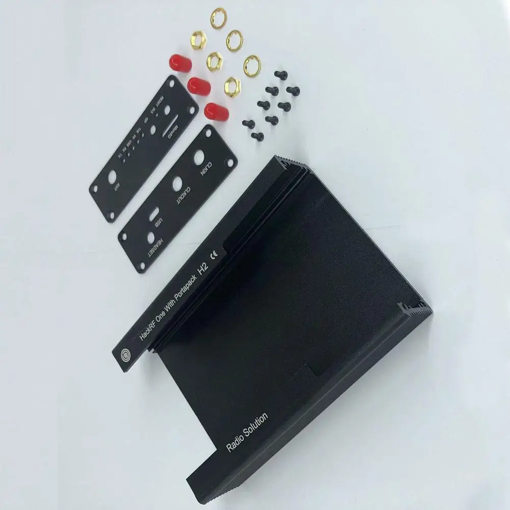 Металлический Чехол черный алюминиевый корпус чехол для PORTAPACK H2 / HACKRF ONE SDR Radio |