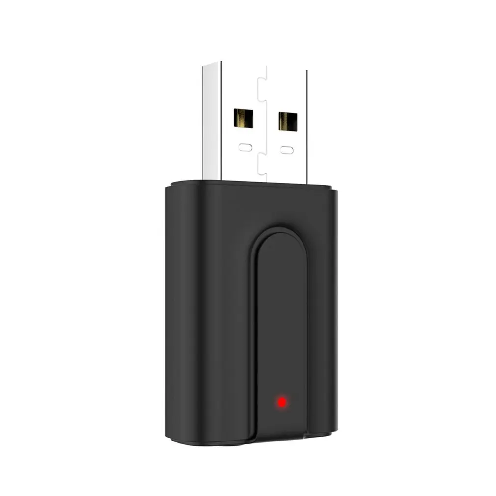 USB 2 в 1 аудио передатчик AUX приемник Беспроводной адаптер для портативных ПК компьютер Динамик аудио контроллер выключателя