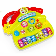 Детские музыкальные игрушки, Мультяшные животные, ферма, пианино, детский музыкальный инструмент, игрушки для девочек, развивающие игрушки