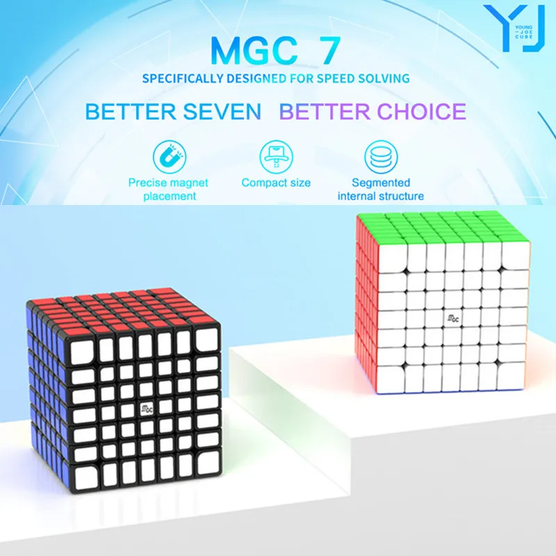 

YJ MGC 7 Cube 7X7 magnetic magic cube yongjun magnets puzzle speed MGC 7 cubes YJ MGC Cubes educational toys for kids