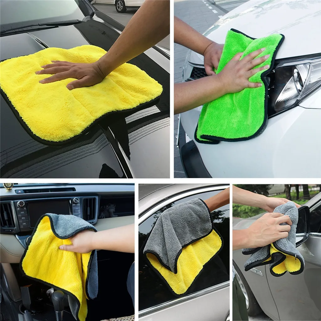 Auto Care Thick Plush Car Cleaning Car Microfibre Wax Polishing Towels High quality Microfiber more convenient practical