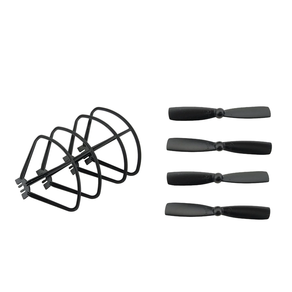 Propeller Blades Protector Guard Cage and Props for MJX B3 Mini Quadcopter - Black