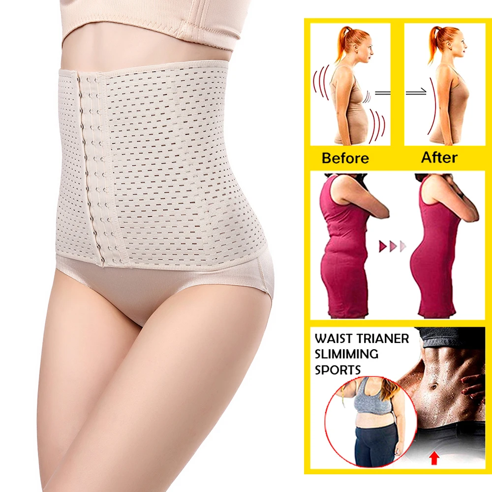 Женский пояс для талии корсет со стальными косточками ремень регулировки