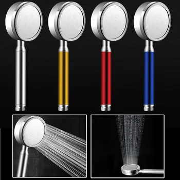 

Quality Aluminum Bathroom Shower Head Pressure Booster Water Saving Bathroom Technical Thermal Insulation Shower Head Rainfall