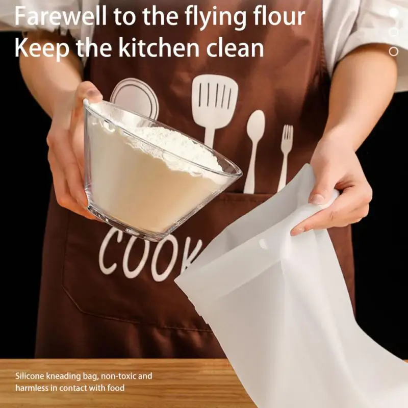 Silicone Kneading Dough Bag Kitchen Food Grade Flour Mixing Silicone Bag P3