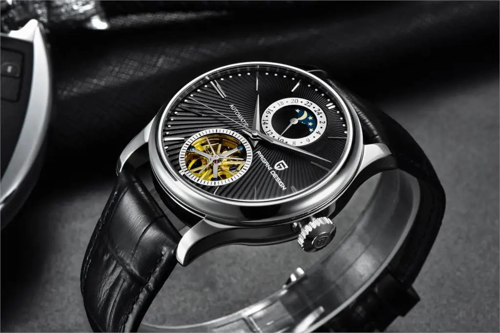 Men's Watches Leather Tourbillon Automatic Mechanical Watch 6 Hceab3343cf794bbf9070a1740eeaec78w