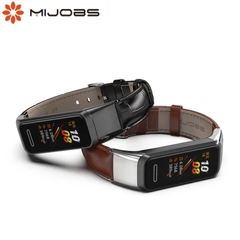 

Strap for Huawei Band 4 Bracelet for Honor Band 5i Genuine Leather Texture Wristbands Replacement Belt for Huawei Smart Watch