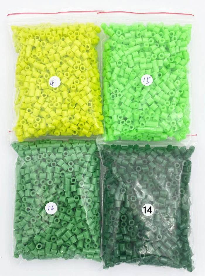 Rainbow Mix Iron Beads Craft Kit - 2000 Pieces for Creative Kids' Projects