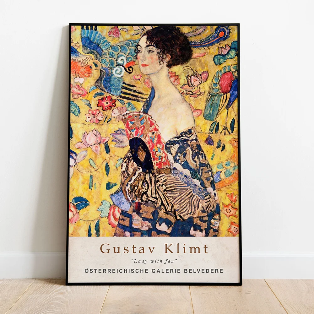 Художественный постер Gustav Klimt Винтажный Классический художественный Рисунок на