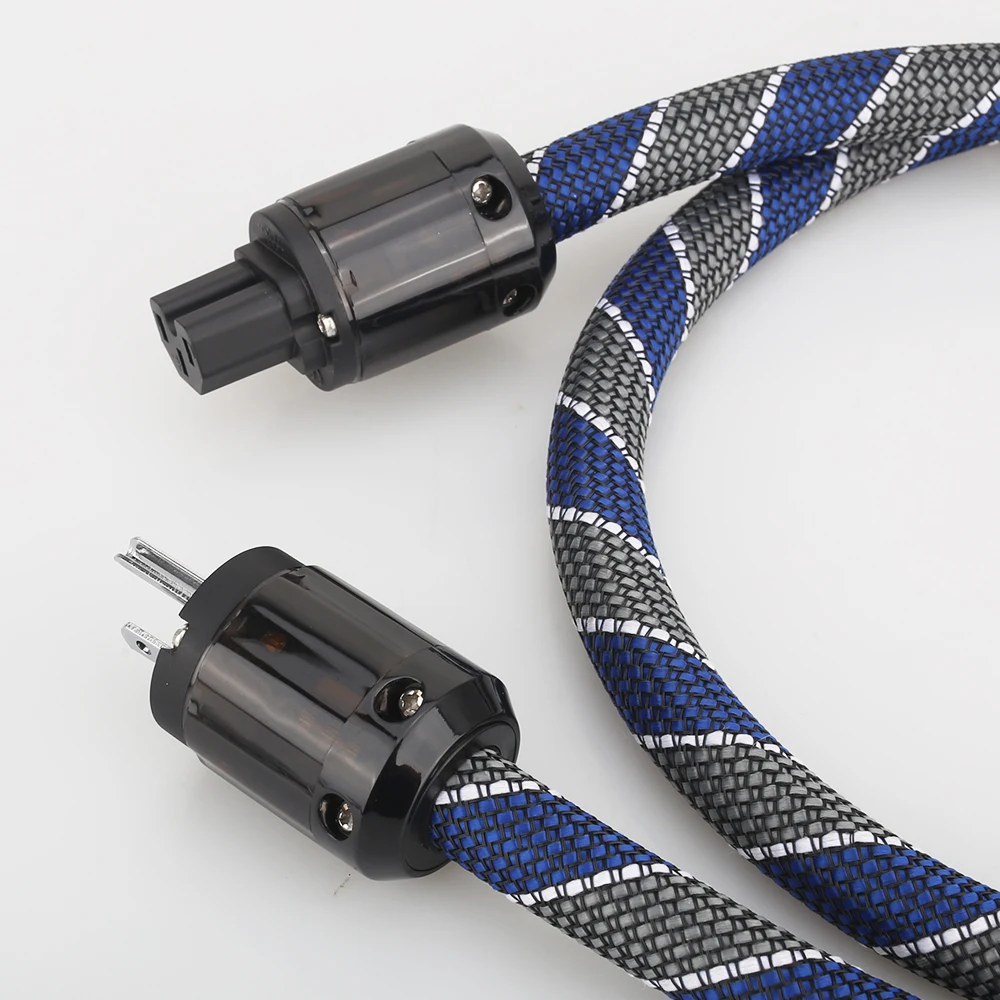 P101 DW34 HI End US AC Power Cable 3pins US Plug Power Cord Audiophile Power Cable CD Tube amplifer headphone