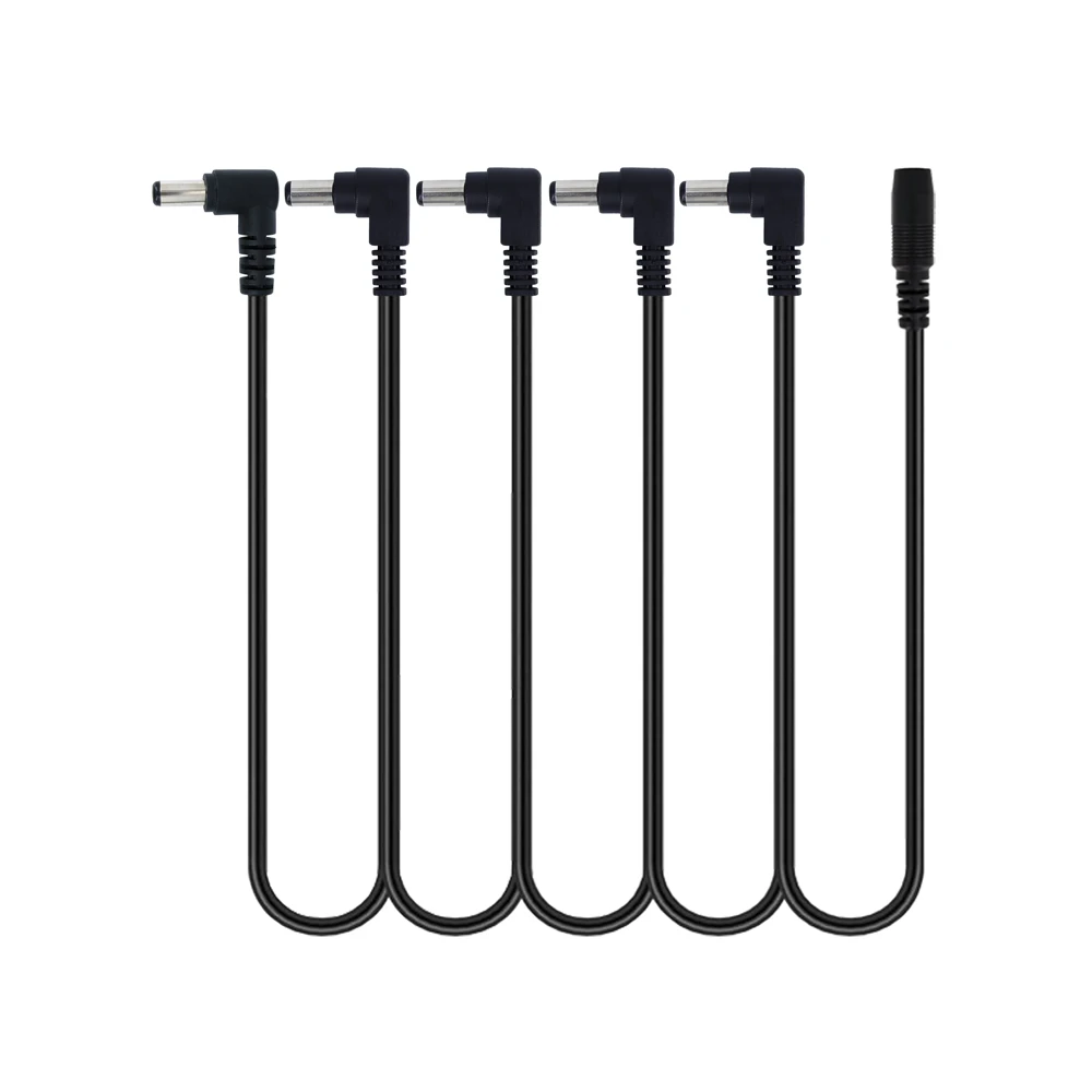 Daisy Chain 1 to 3 5 6 8 Ways Splitter Guitar Effects Pedal Accessories Power Supply Cable For 9V DC Adapter Plug