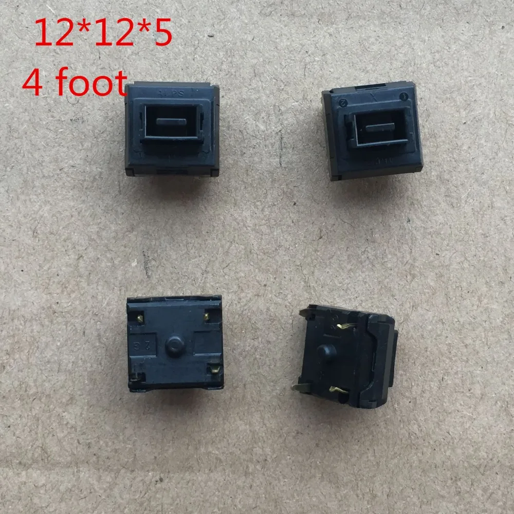 

10PCS/LOT Imported original Japanese ALPS computer keyboard switch key switch 12*12*5 reset 4 foot keyboard switch